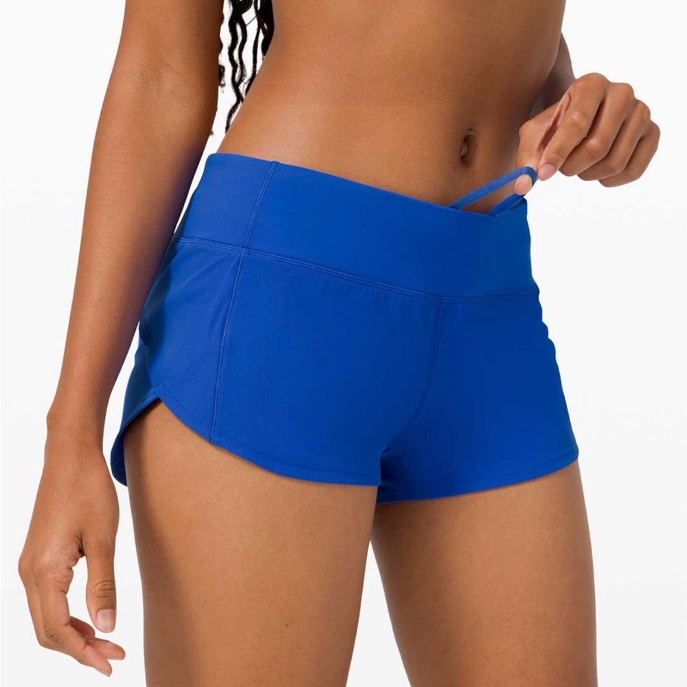 Lululemon Speed Up Short *2.5 - Cerulean Blue